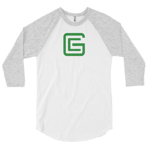 Gamin Empire Heather/Green 3/4 Sleeve Raglan Shirt