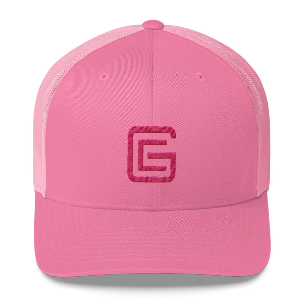 Gamin Empire Pink Stitch Trucker Cap