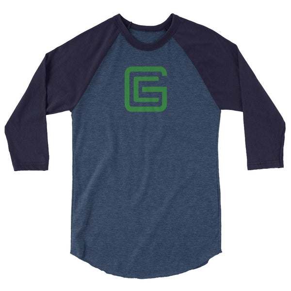 Gamin Empire Green 3/4 Sleeve Raglan Shirt